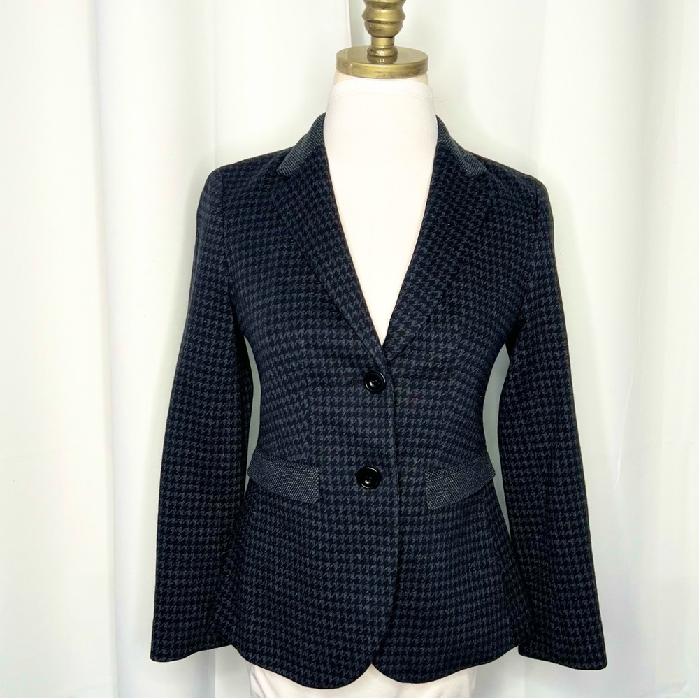 ❗️NWOT❗️TALBOTS HOUNDSTOOTH COTTON BLEND BLAZER